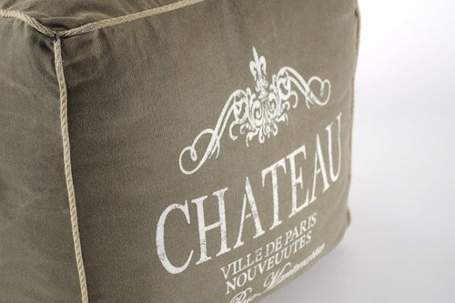 Canvas-Sitzwürfel Château