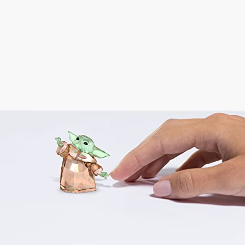 Swarovski Kristallfigur Baby Yoda Detail