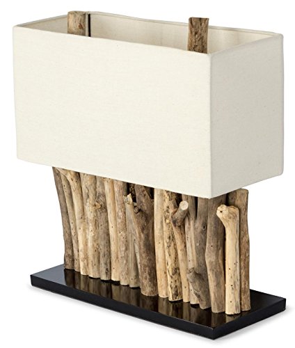 Treibholz-Tischleuchte Levandeo Detail