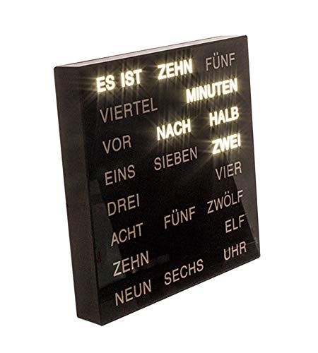 LED-Wortuhr im minimalistischen Design