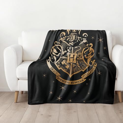 Harry Potter Kuscheldecke Hogwarts Detail