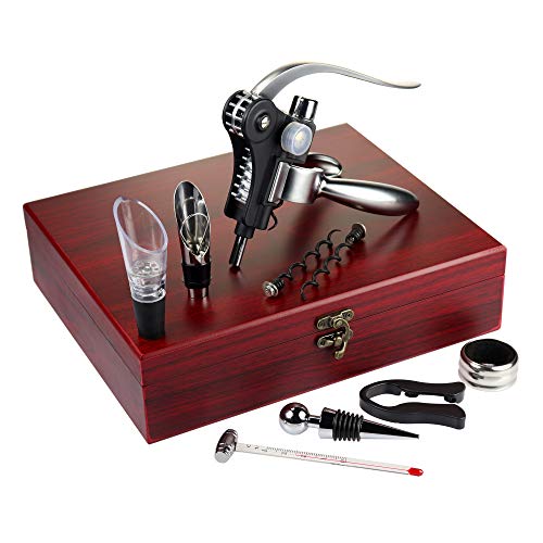 Sommelier-Set in Edelholzkassette