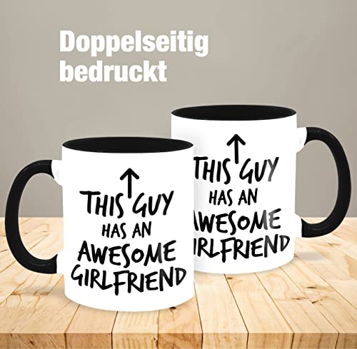 Partner-Tasse mit Liebesbotschaft Detail