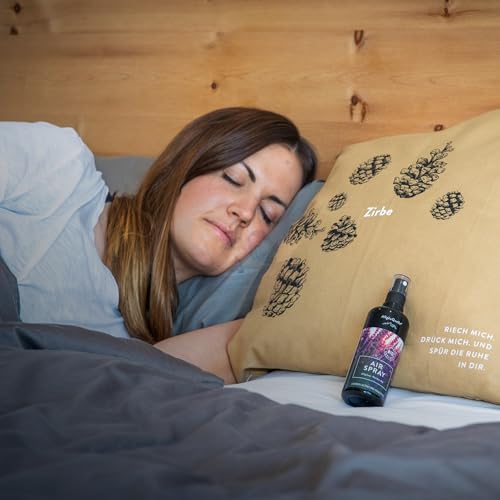 Bio-Zirbenkissen mit Zirbenspänen