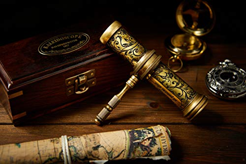 Messing-Kaleidoskop im Vintage-Stil