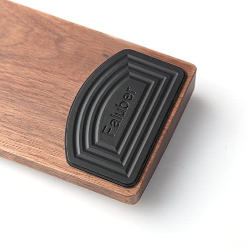 Faluber Handballenauflage aus Walnussholz Detail