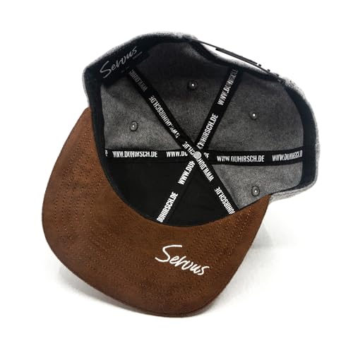 Du Hirsch Snapback Cap »Servus« Detail