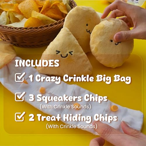 Kartoffelchips Schnüffelspielzeug für Hunde Detail