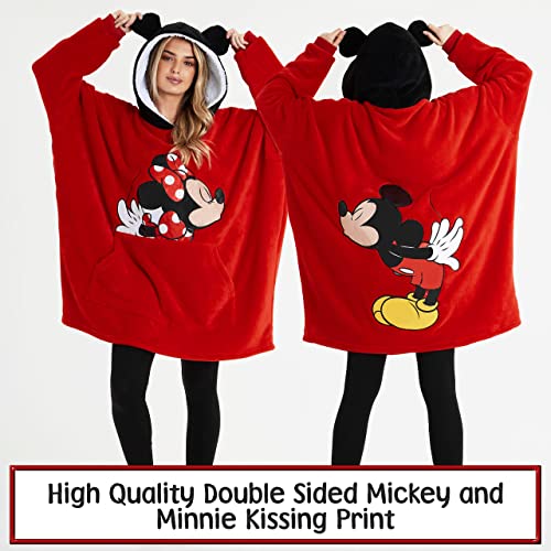 Disney Kuschel-Hoodie mit Ohren Detail