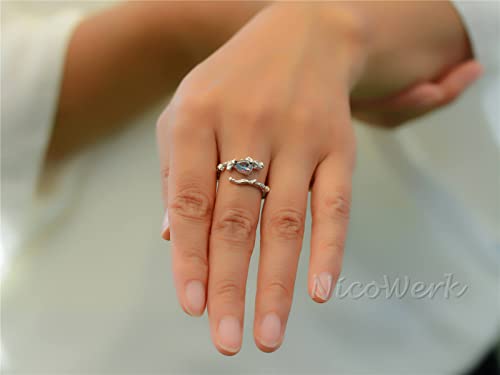 Lava-Ring aus Sterling Silber Detail