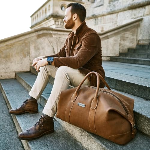 Drakensberg Weekender aus Büffelleder