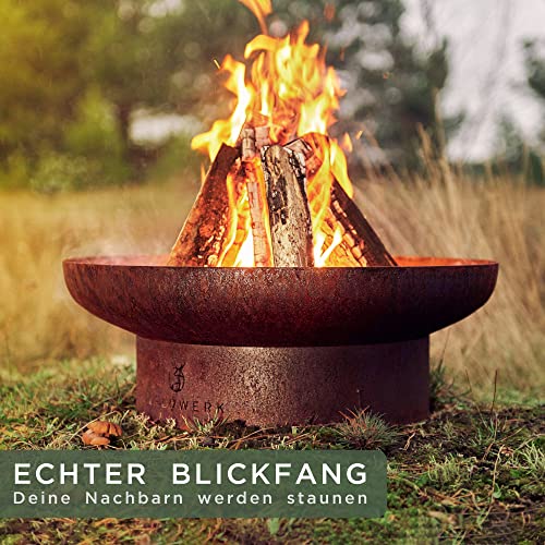 WALDWERK Feuerschale mit Rostpatina