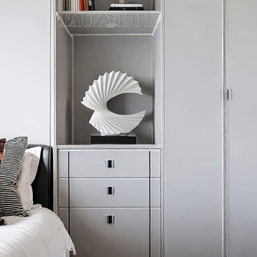 Abstrakte Wellenskulptur Detail