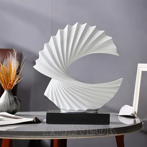 Abstrakte Wellenskulptur