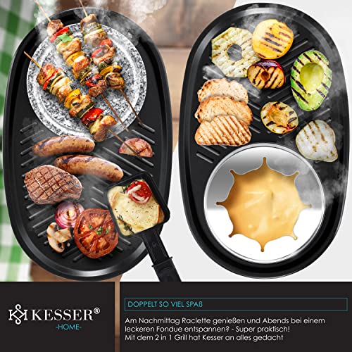 KESSER® Raclette-Fondue-Kombination Detail