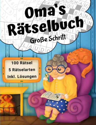 Rätselbuch für Senioren in Großschrift