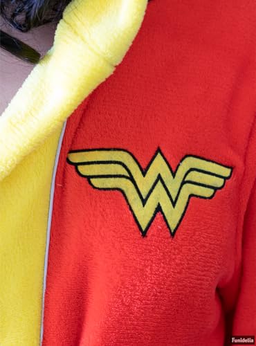 Wonder Woman Fleece-Bademantel Detail