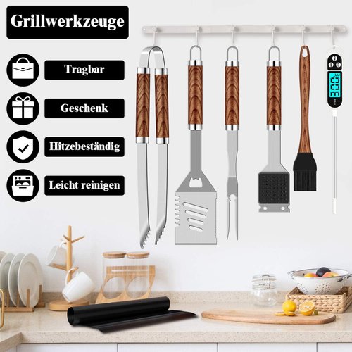 Grilliance Premium Grillbesteck-Set Detail