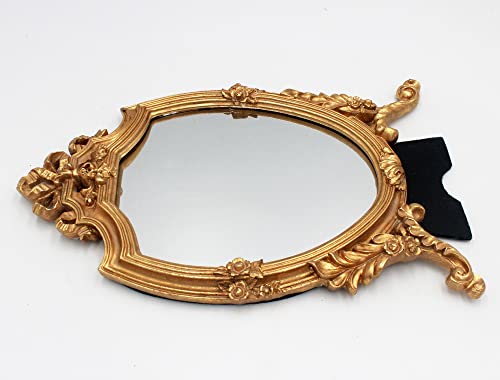 Barocker Handspiegel mit Ornamentrahmen