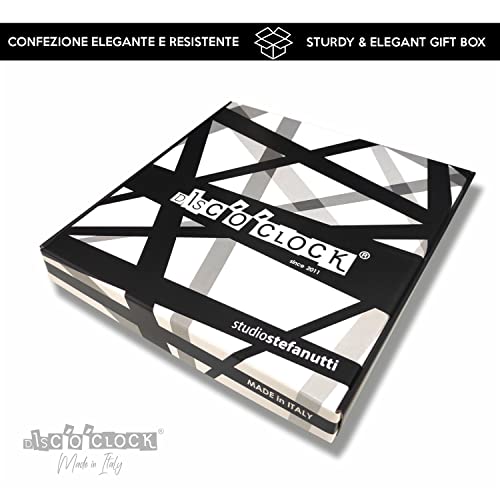 Disc'O'Clock Wanduhr aus Vinyl Detail