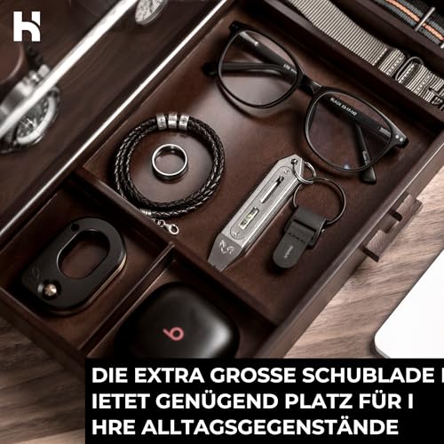 Holme & Hadfield The Collector Uhren-Vitrine Detail