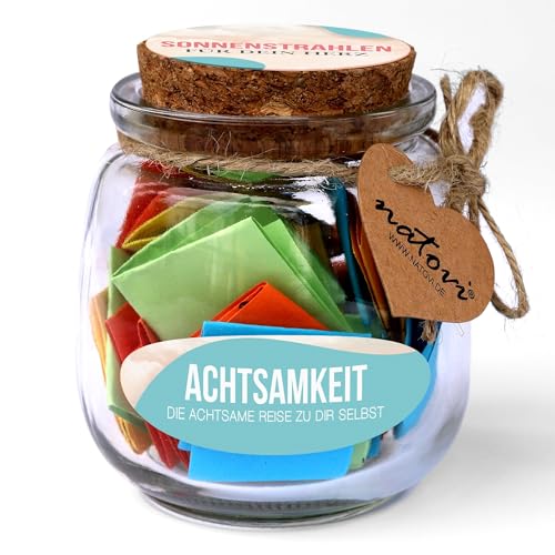 Achtsamkeitskarten im Glas