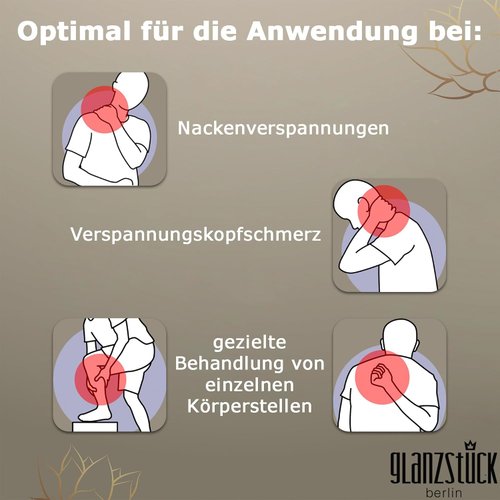 Glanzstück Berlin Akupressur-Nackenrolle Detail