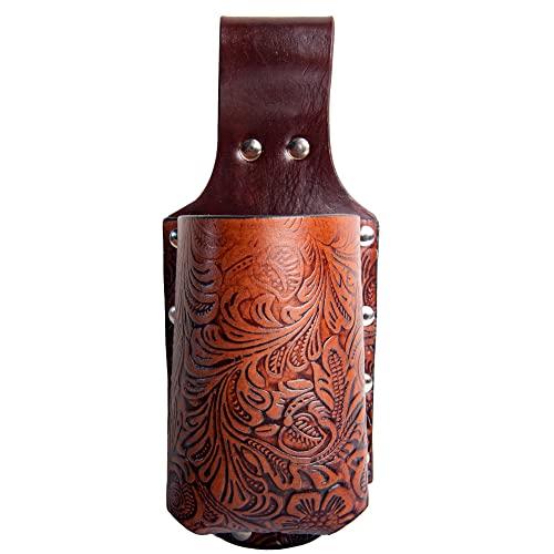 Leder-Flaschenholster im Western-Stil Detail