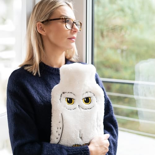 Hedwig Wärmflasche mit Plüschbezug