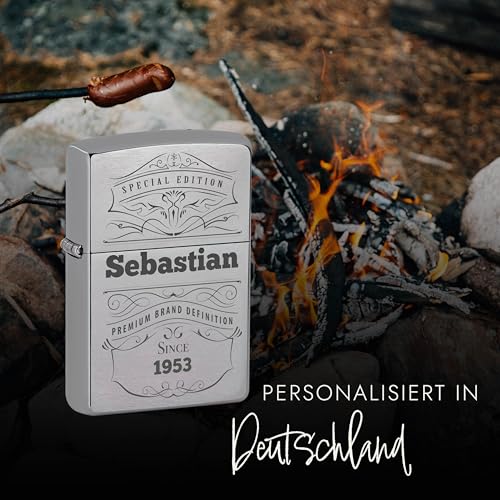 Zippo Sturmfeuerzeug mit persönlicher Gravur