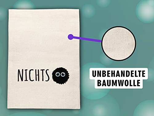 Nichts - Geschenkbeutel aus Baumwolle Detail