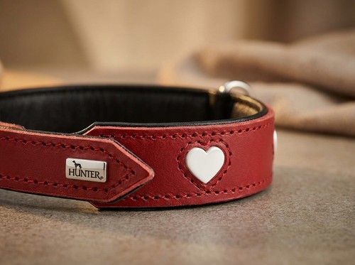 HUNTER Lederhalsband Love
