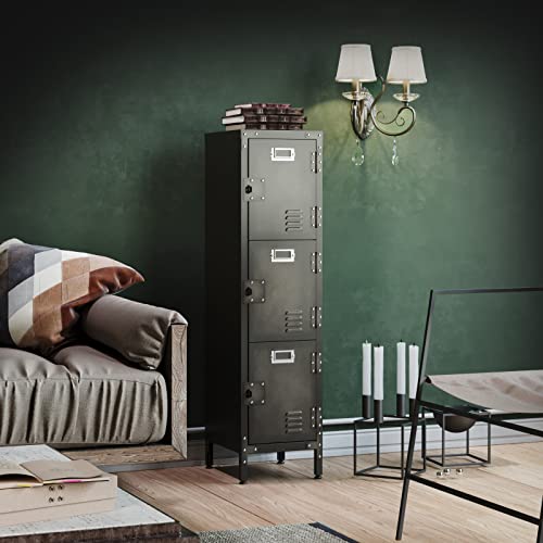 Industrial Metallspind mit Dreifach-Verschluss