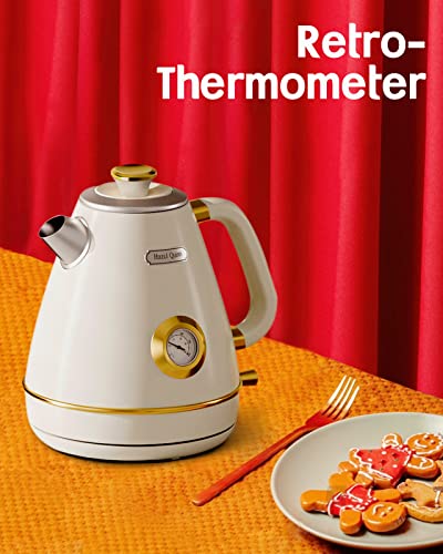 Hazel Quinn Retro-Wasserkocher mit Thermometer Detail