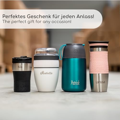 Milu Müslibecher mit Personalisierung Detail