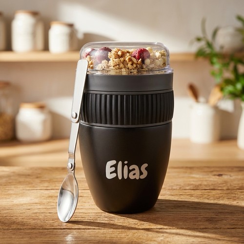 Milu Müslibecher mit Personalisierung