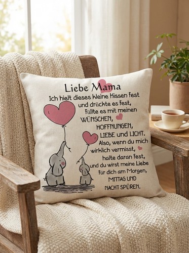 Liebevolle Botschaft auf Leinen