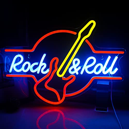 Rock & Roll Neon-Leuchtschild