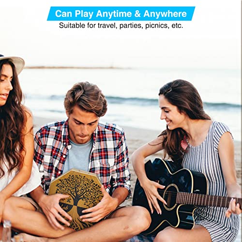 PogoLab Travel-Cajon mit Lebensbaum-Gravur Detail