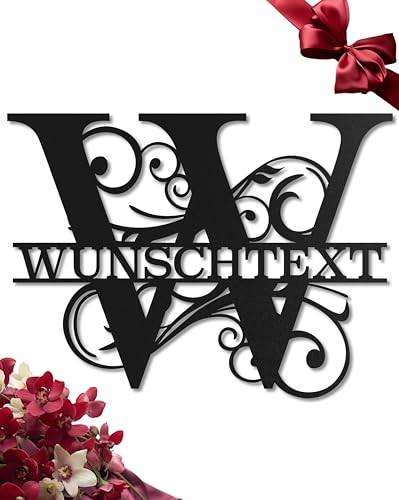 Personalisiertes Monogramm aus Metall