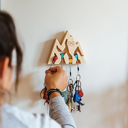 YY Vertical Bergsilhouette Schlüsselbrett