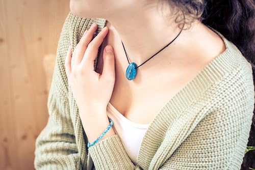 Apatit-Tropfen Anhänger