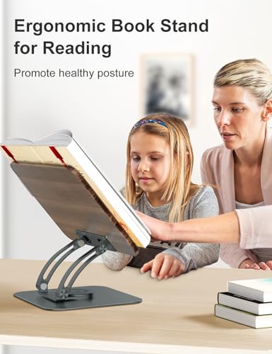 Tounee Buchständer mit 360°-Drehfunktion