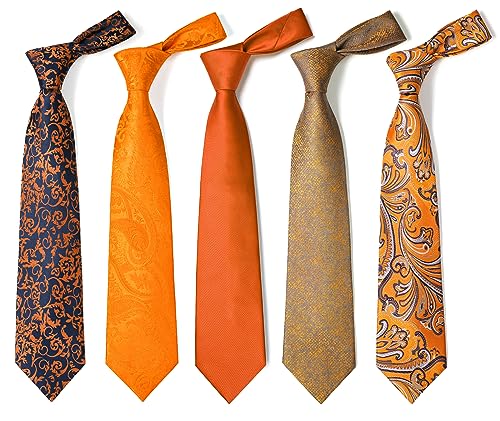 Krawatten-Kollektion mit Einstecktüchern Detail