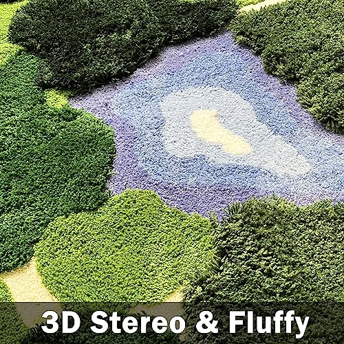 Moos-Landschaft Teppich mit See