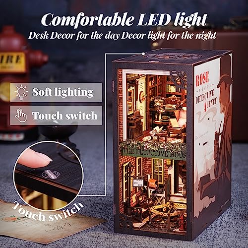 Miniatur-Detektivbüro Book Nook Detail