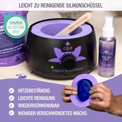 Tress Wellness Wachswärmer-Set Detail