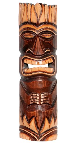 Tiki-Maske aus Albesiaholz