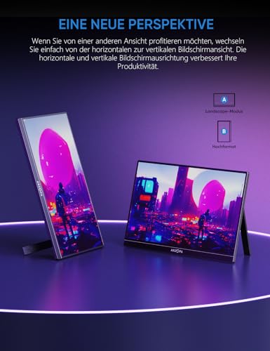 Portabler Gaming-Monitor Detail