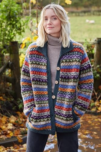 Pachamama Fair Isle Strickjacke